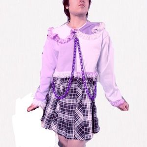 CUSTOM Lace Chain Crop top